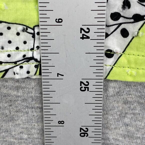 Heart Soul Scrub Top Womens Extra Small Green Bows Short Sleeve Nurse Uniforms - Picture 11 of 11